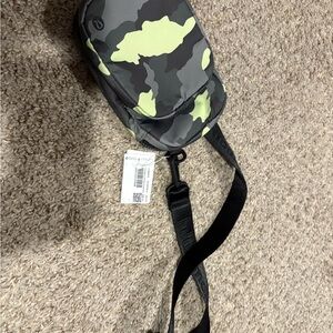 Lululemon Athletica Gray and Green Belt Bag